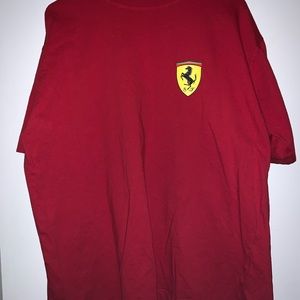 Red Vintage Ferrari T Shirt